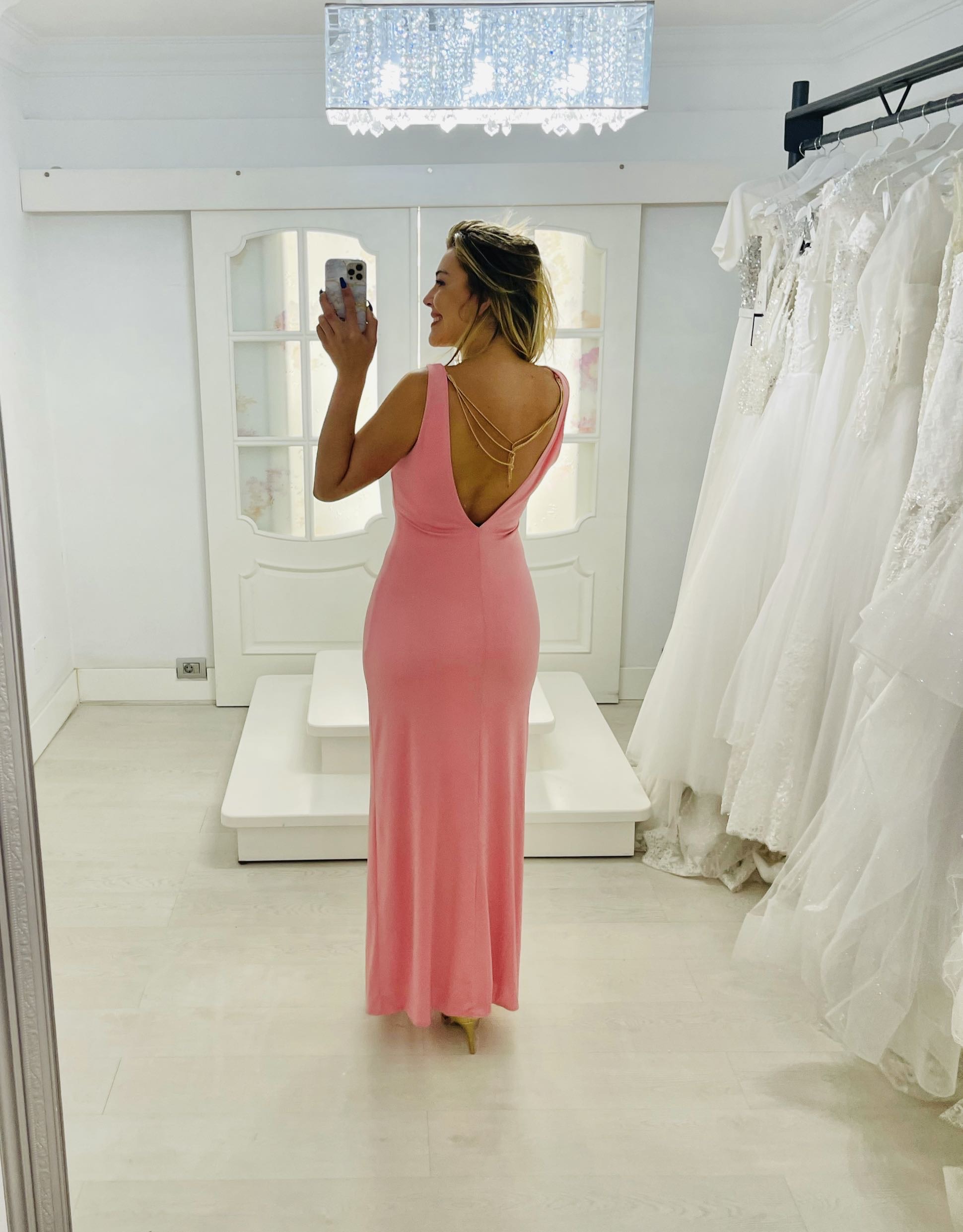 Vestido gala cadena - Imagen 2