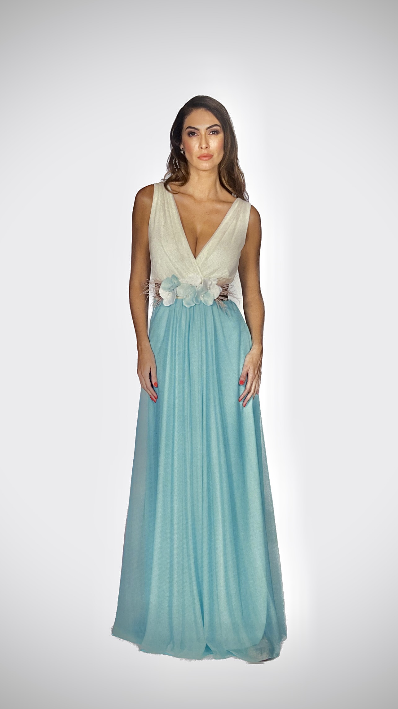 Vestido bicolor — Ana