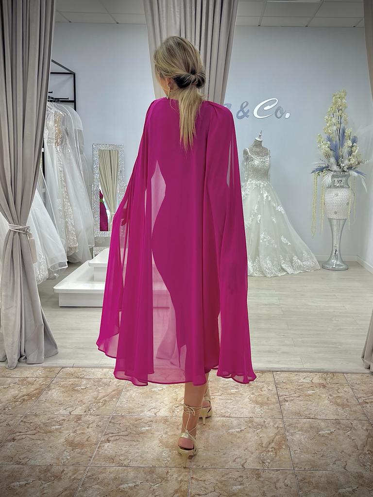 Vestido capa midi - Imagen 3