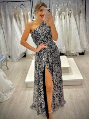 Vestido estampado animal