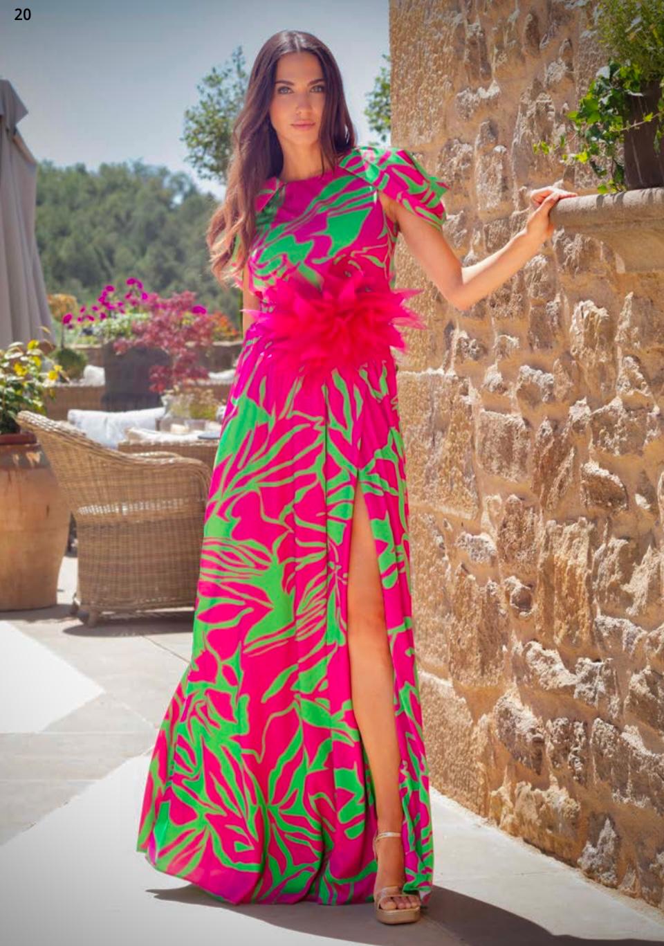 Vestido estampado flor