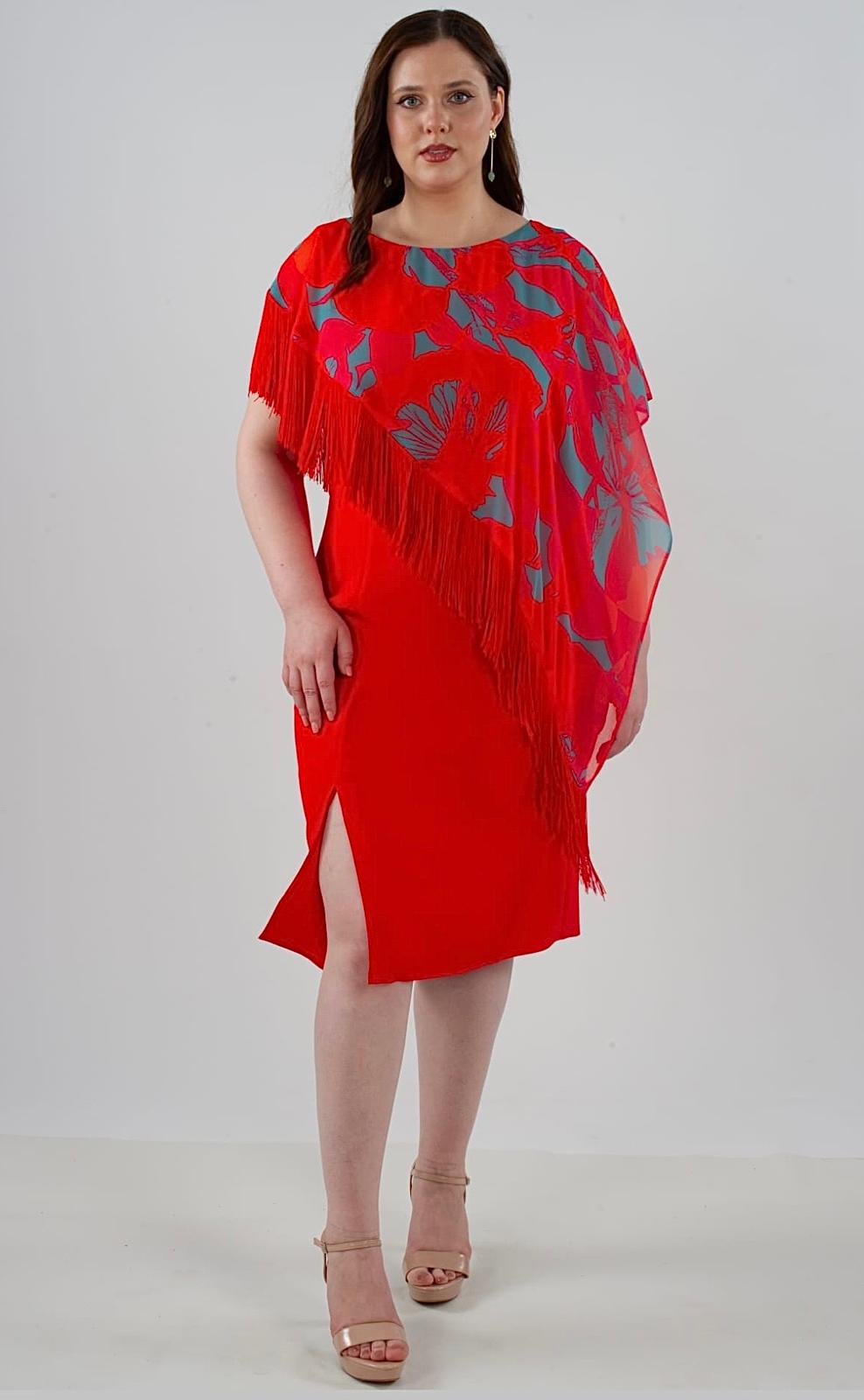 Vestido midi capa - Imagen 2