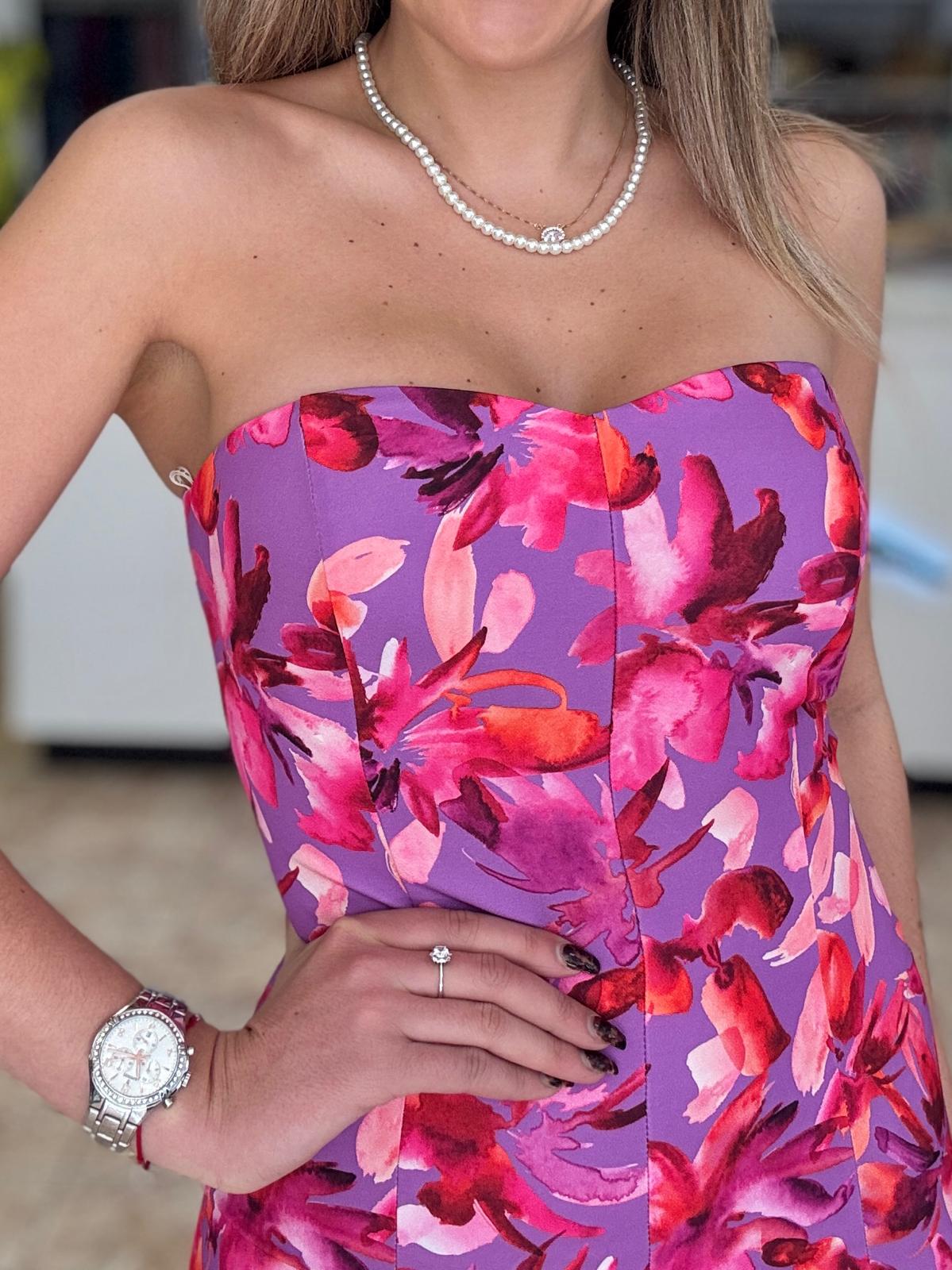 Vestido estampado bolero - Imagen 3