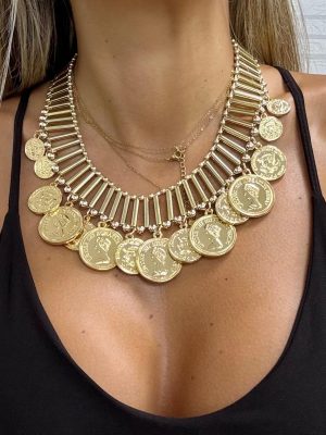 Collar Monedas de Oro