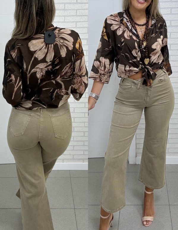 Jeans doble botón