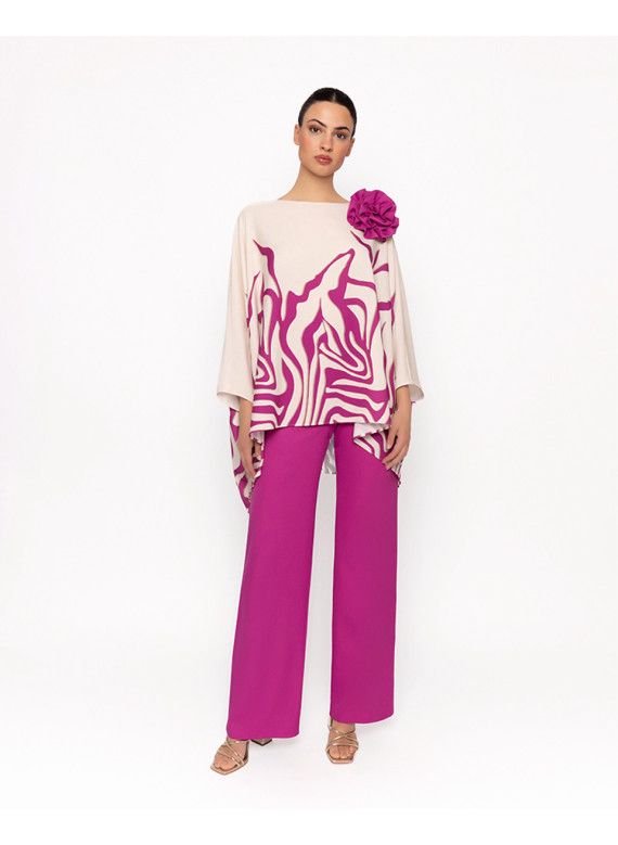 Conjunto de blusón y pantalón
