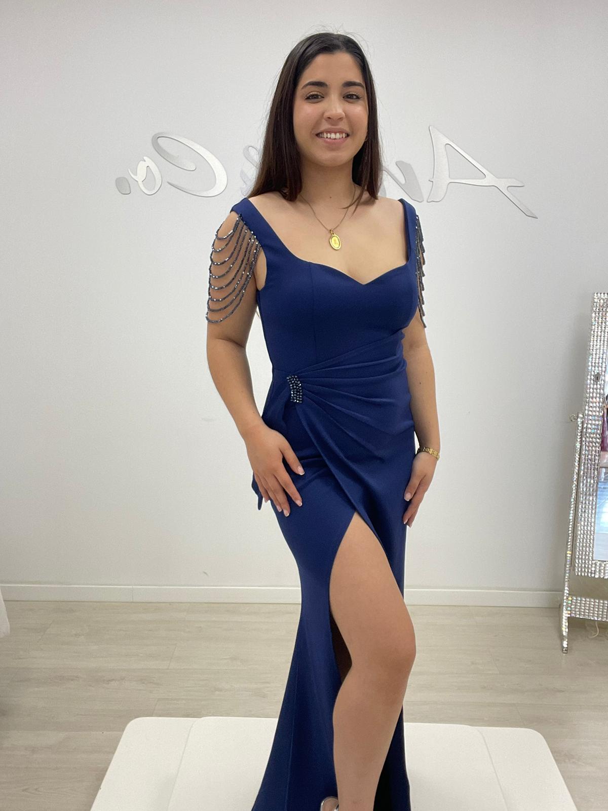 Vestido sirena piedras