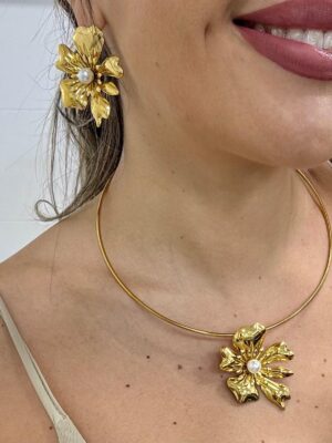 Pendientes Flor