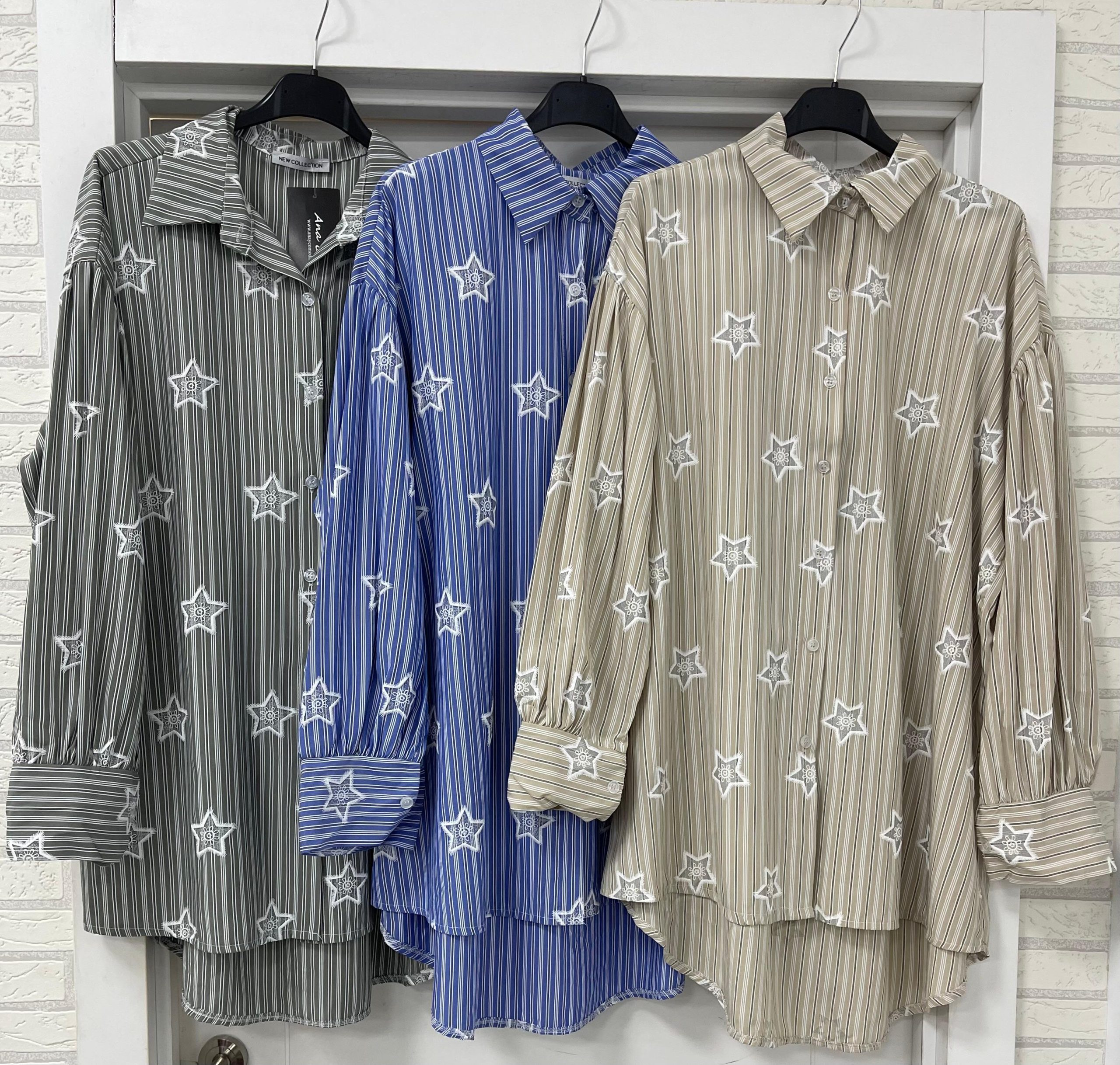 Camisa estrellas bordada - Imagen 3