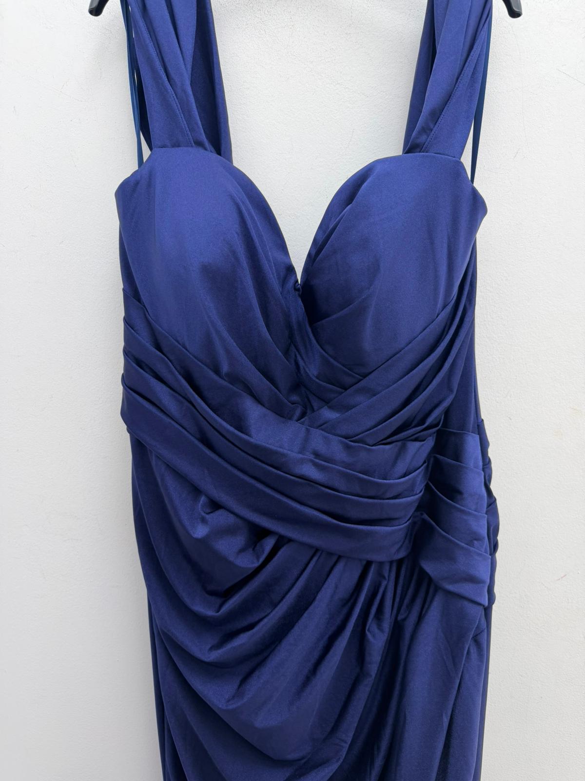 Vestido sirena satinado - Imagen 5