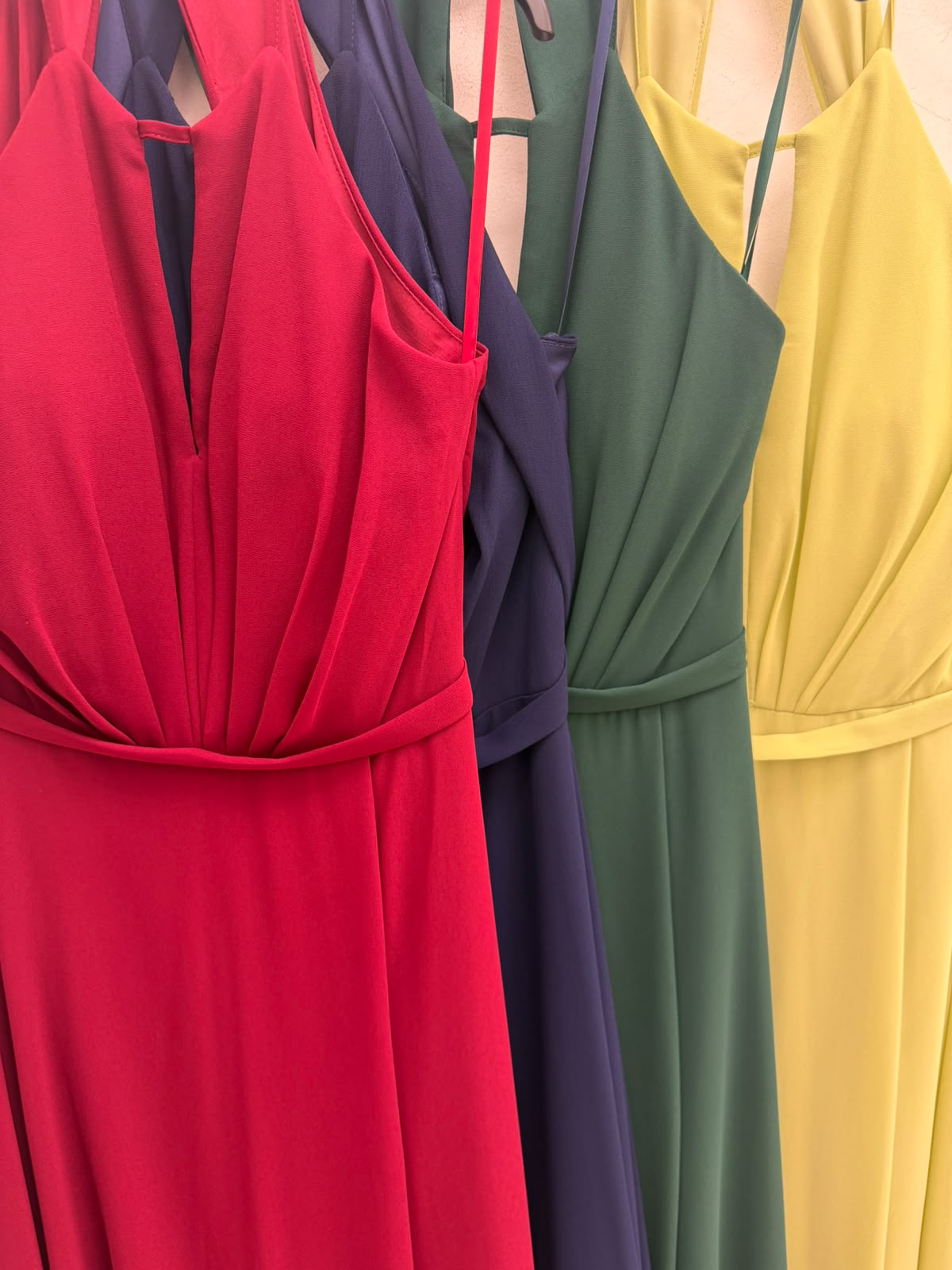 Vestido gasa halter - Imagen 3