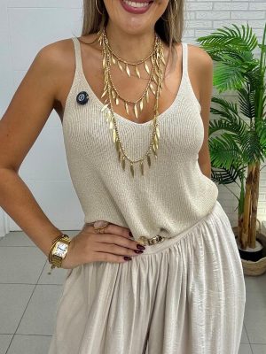 Top Hilo Dorado