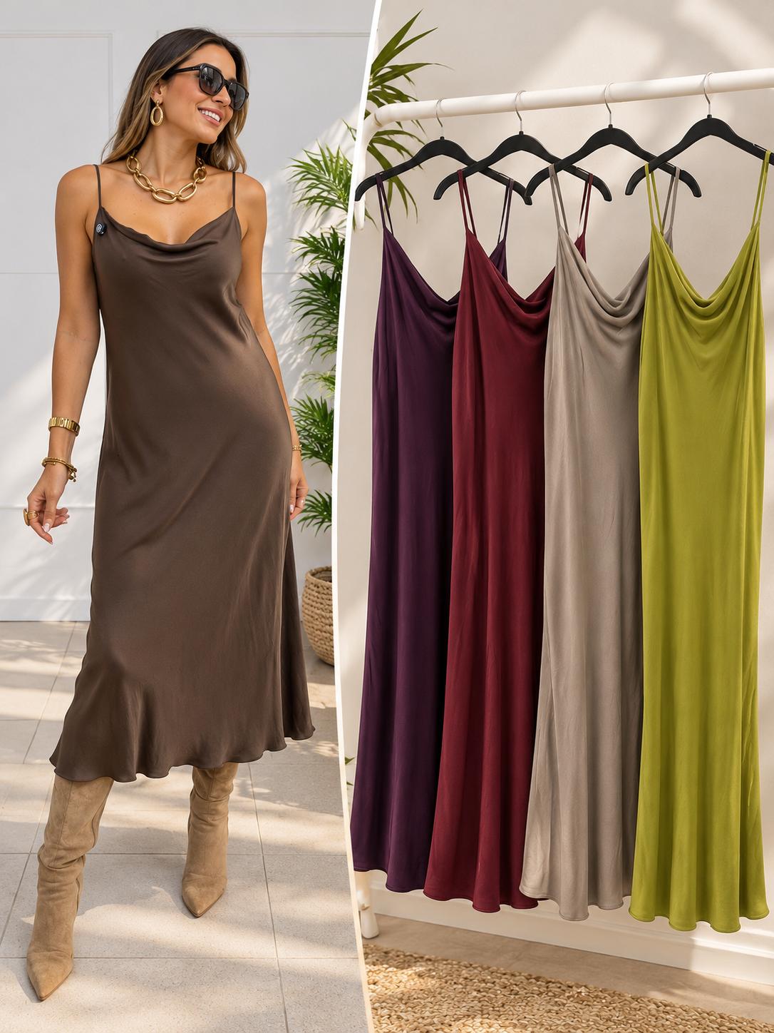 Vestido Satén