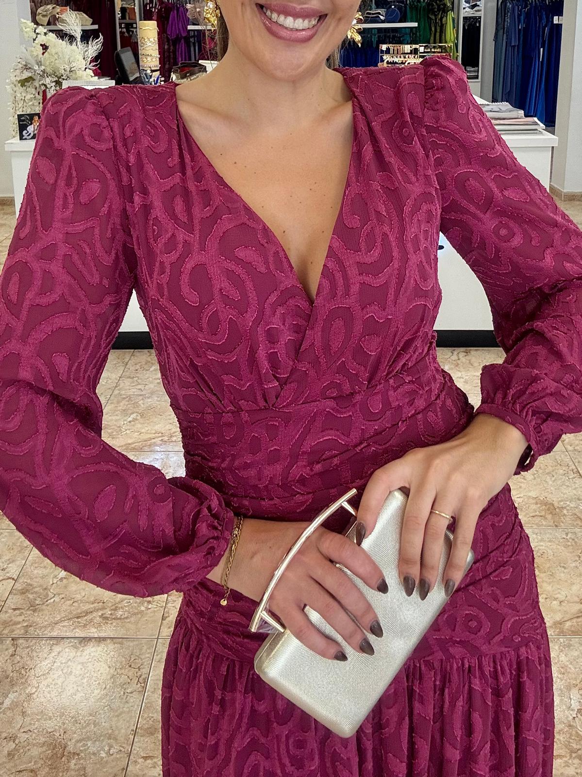 Vestido brocado 26501 - Imagen 2