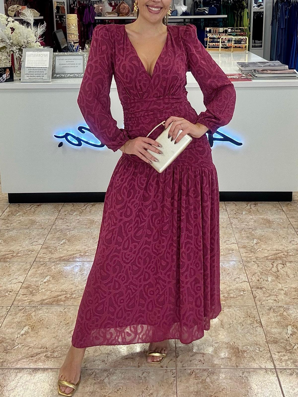 Vestido brocado 26501 - Imagen 4